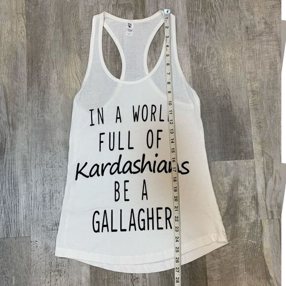 $5 ADD ON ITEM/ideal t by next level be a Gallagher razorback Tank top - Picture 6 of 11